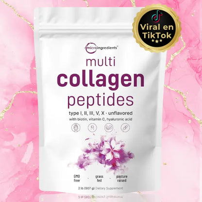 Péptidos de Multi-Colágeno Hidrolizado con Biotina | Importado 🇺🇸
