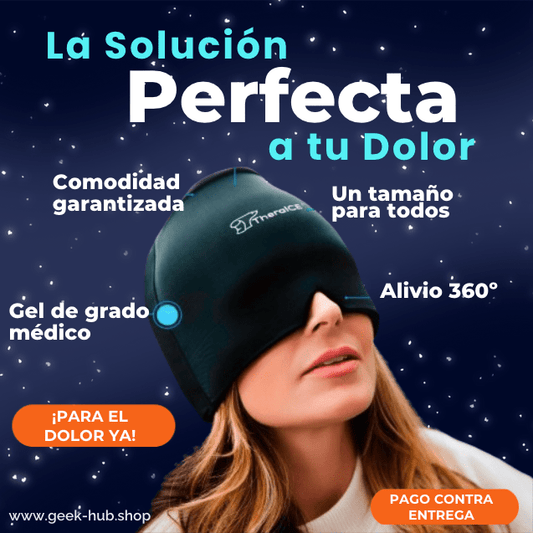 Máscara de Gel GelMax® para Migraña y Relajación + ENVÍO GRATIS - GeekHub Shop