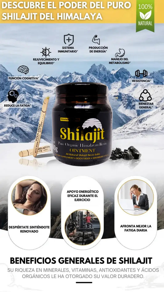 Shilajit Puro HIMALAYAN ORGANICS® - IMPORTADO