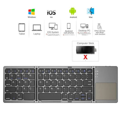 Miniteclado Inalámbrico Plegable TechFlex® + ENVÍO GRATIS - GeekHub Shop
