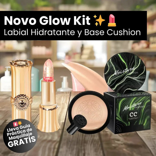 Novo Glow Kit ✨💄 | Labial Hidratante y Base Cushion - GeekHub Shop