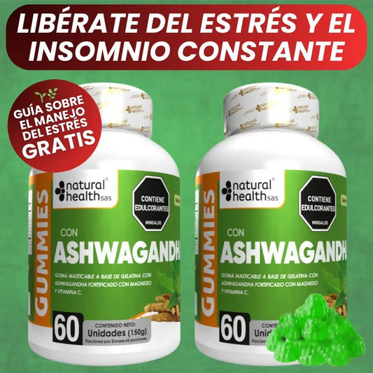 Pack Gomitas Ashwagandha: Bienestar por 2 meses - INVIMA 🇨🇴 ✅ - GeekHub Shop