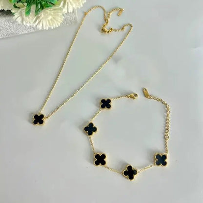 Set Trébol Van Arpels® 🍀 | Collar + Pulsera - GeekHub Shop